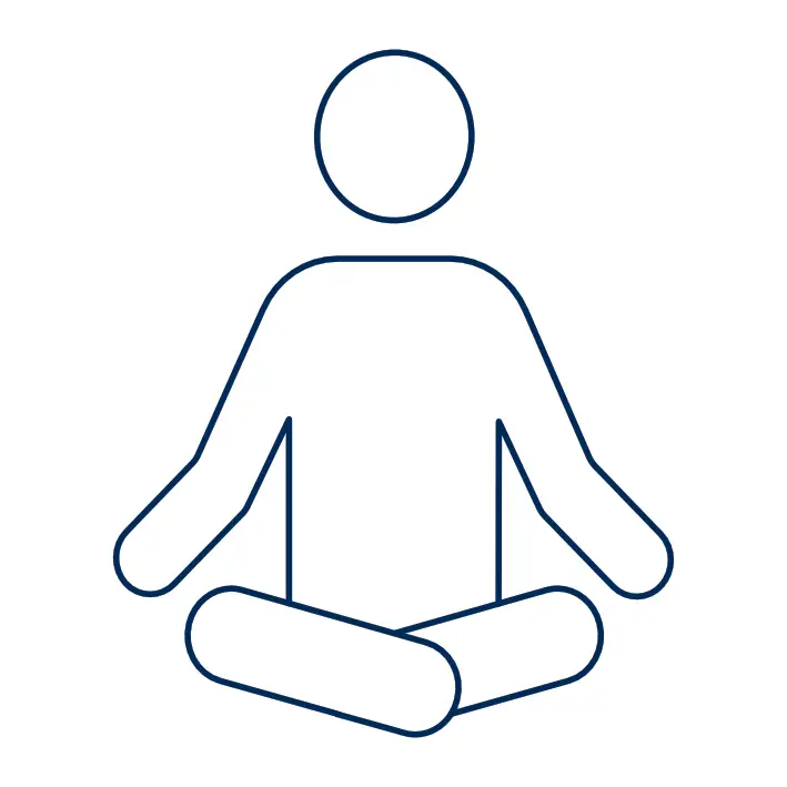 Symbol für Achtsamkeit, Meditation und innere Ruhe